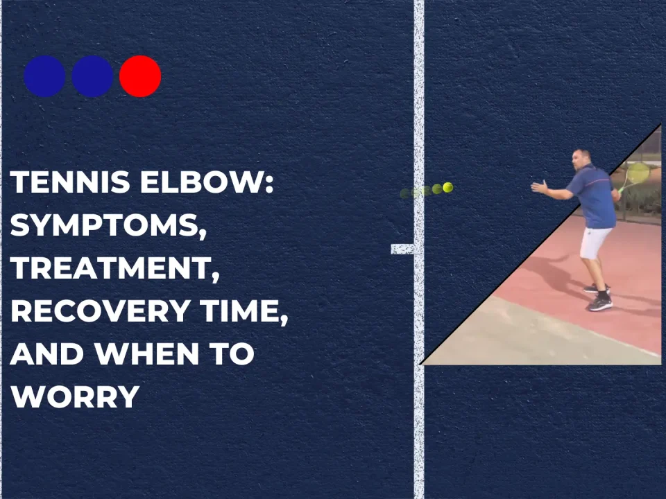 Tennis elbow causing outer elbow pain during gripping and lifting — treatment guide by Dr. Tomislav in Dubai
