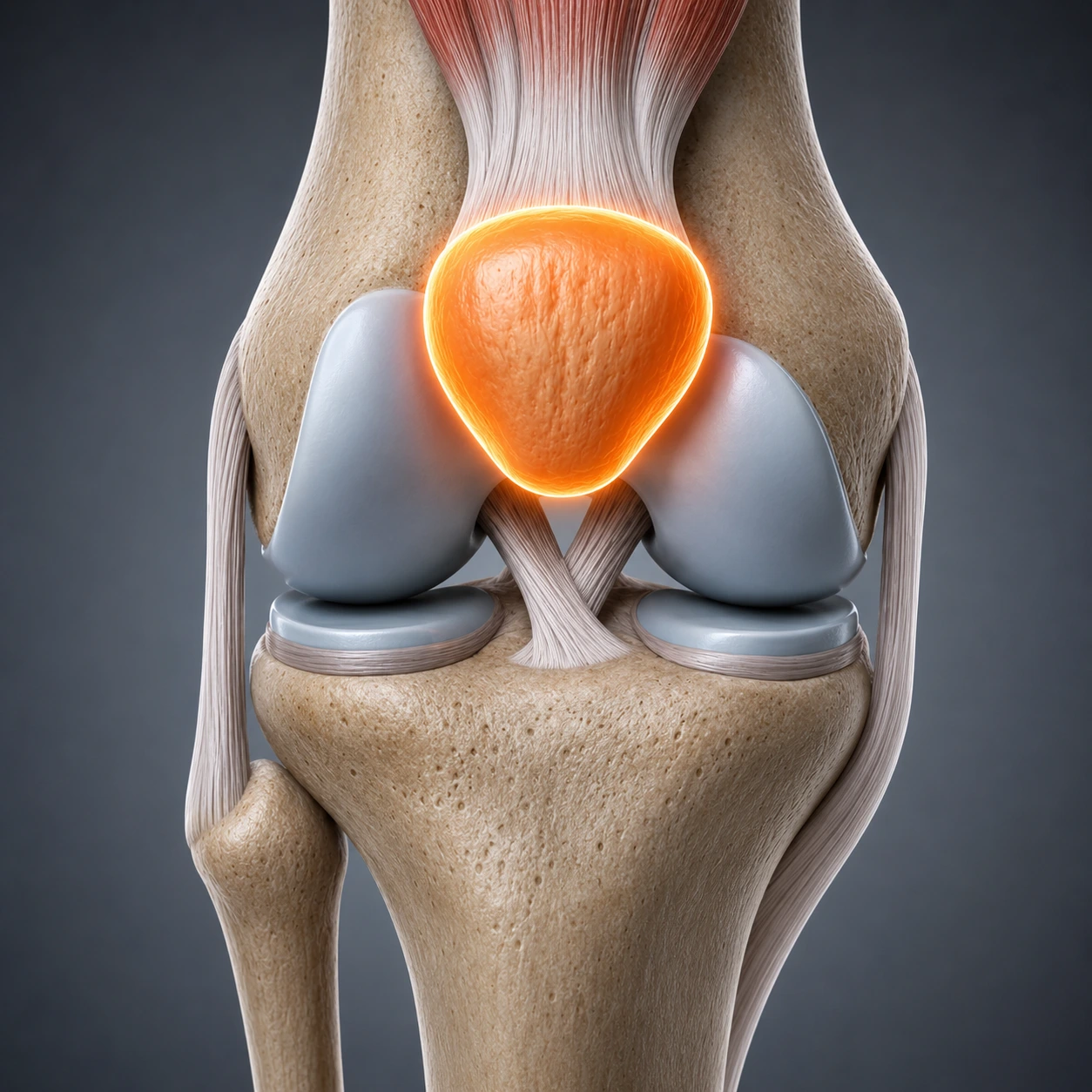 Patellofemoral instability Dubai illustration showing kneecap tracking, patellar dislocation risk and alignment assessment.